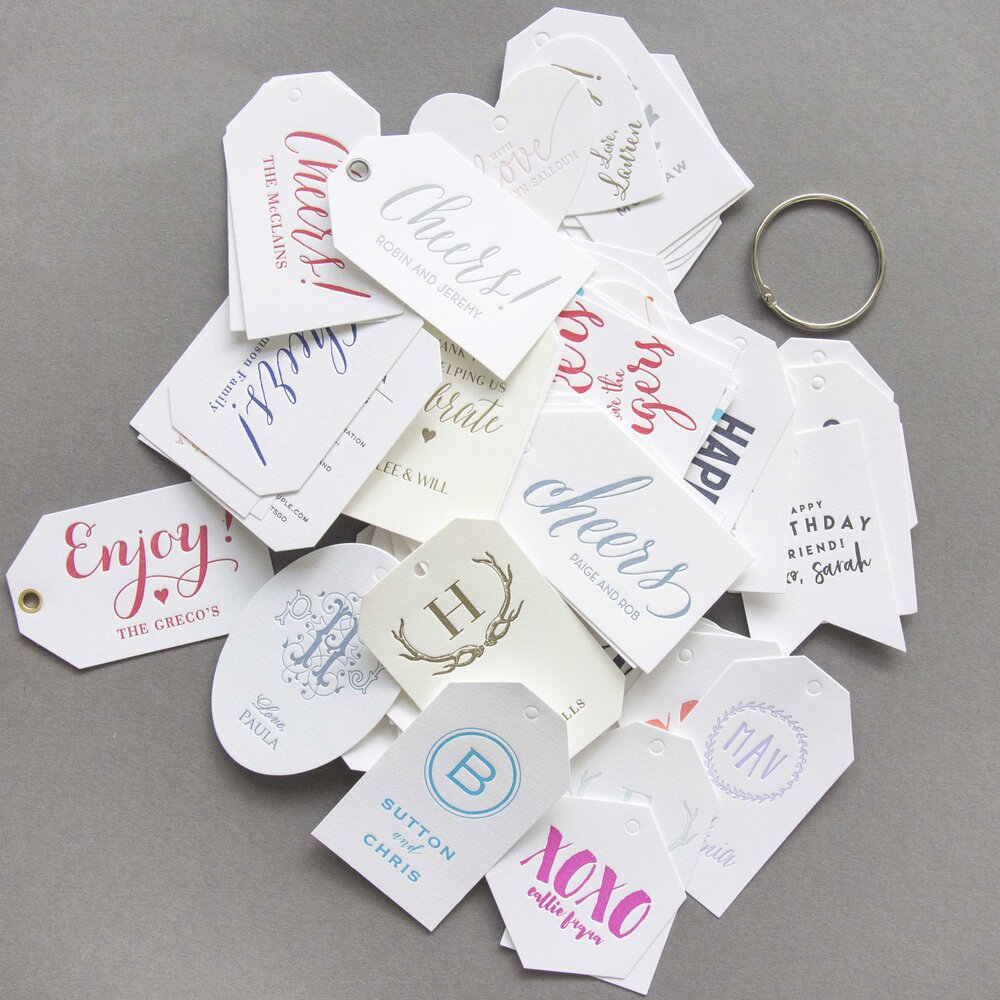 Letterpress Tag