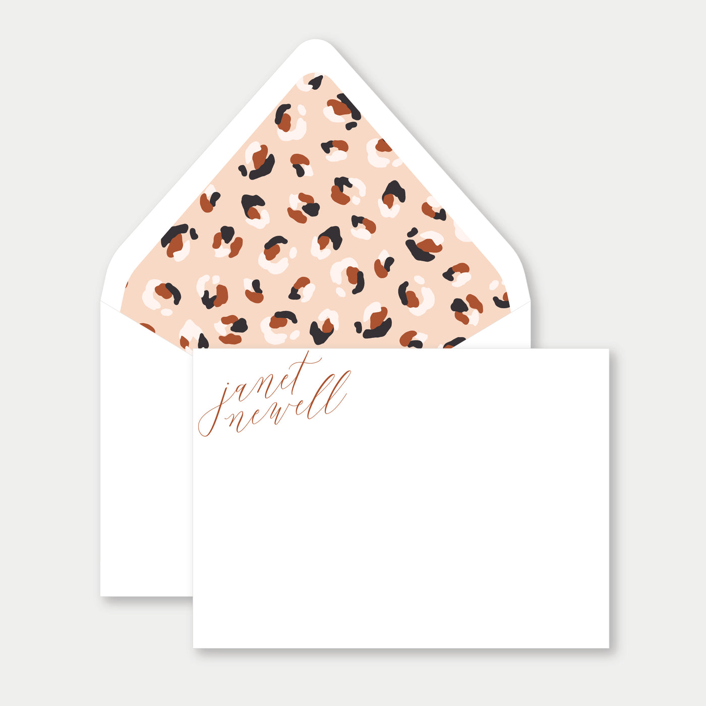 Personal Stationery - Janet